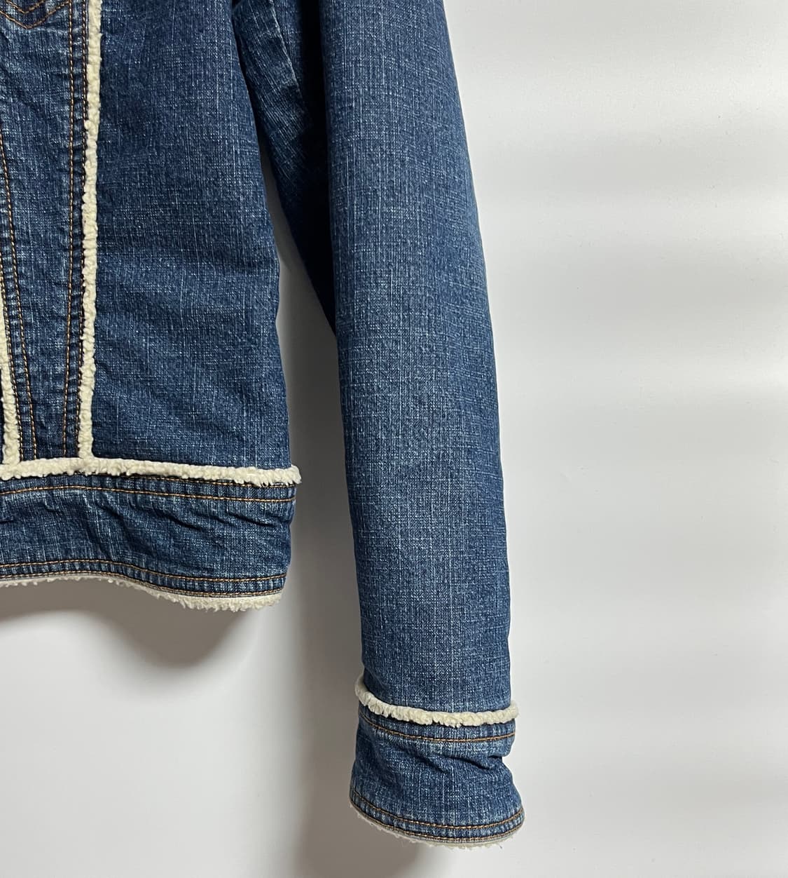 리바이스 퀄링 쉐르파 크롭 데님 청자켓 90 상품이미지2