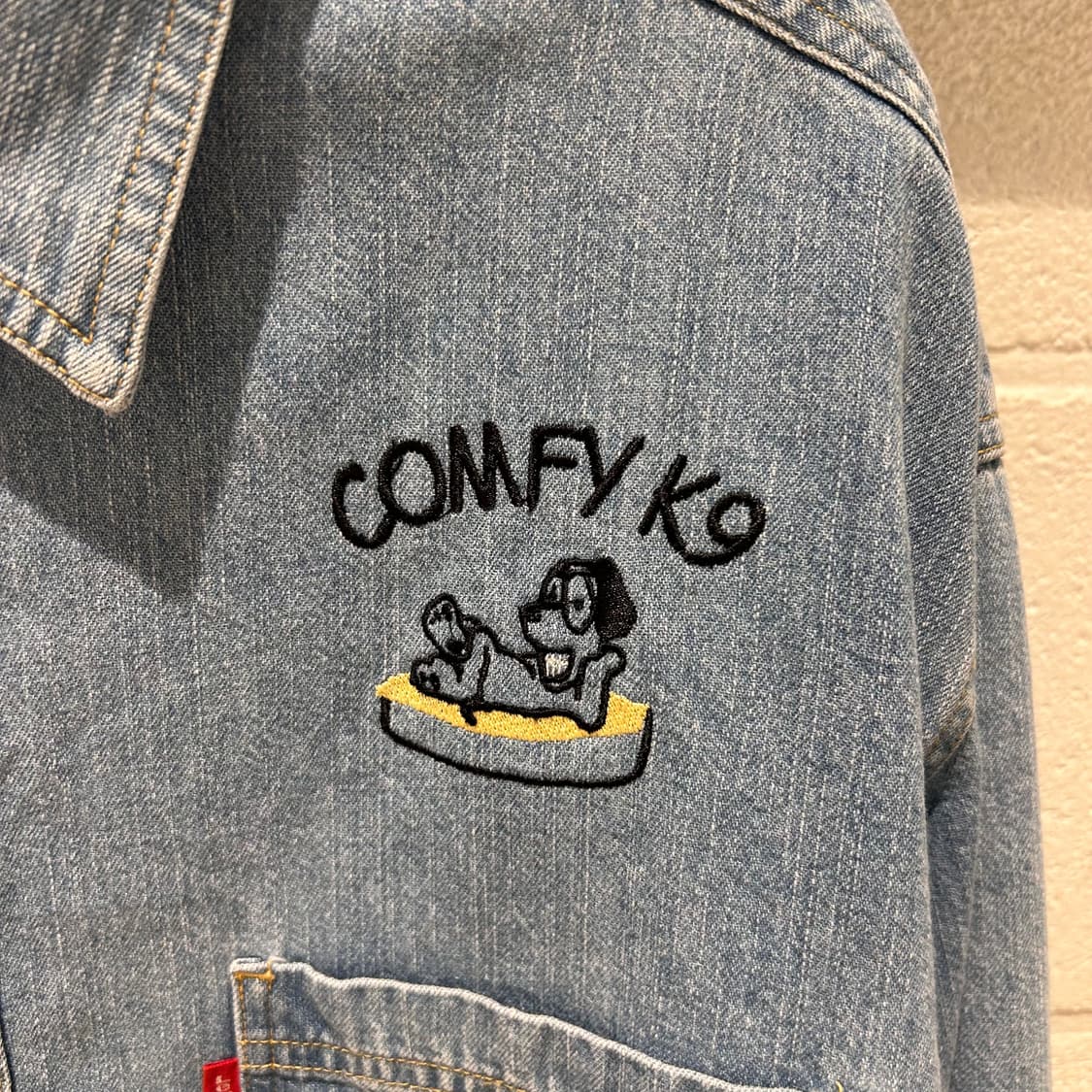 Levis Embroidered Denim Shirts 상품이미지5