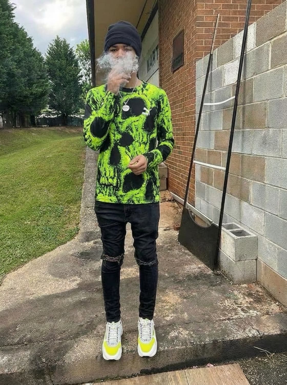 PUMA x SANTA CRUZ 스컬 롱슬리브 상품이미지1