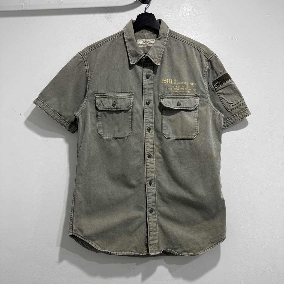 아비렉스 워크 반팔셔츠 상품이미지2