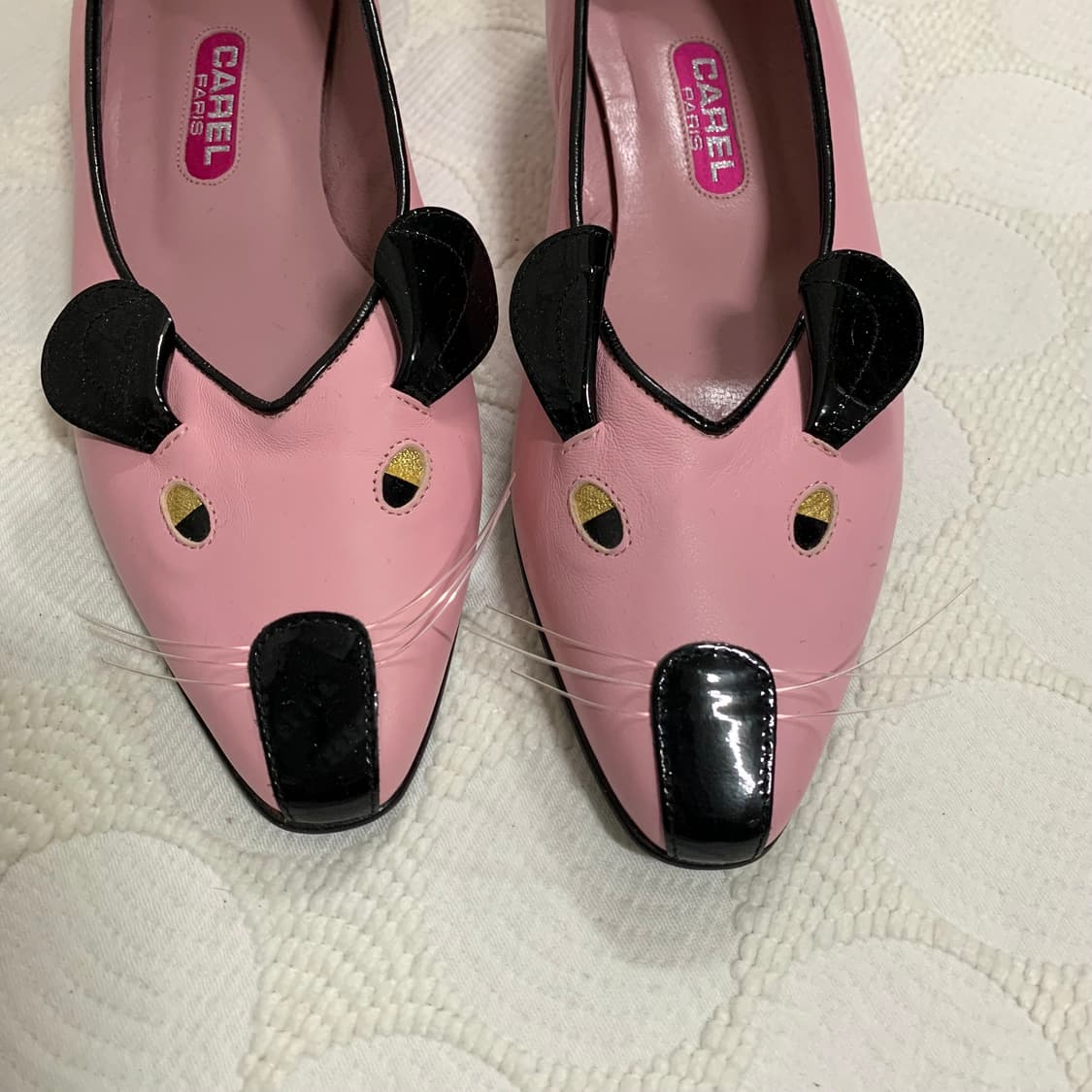 까렐 핑크 마우스 레더 슈즈 상품이미지2