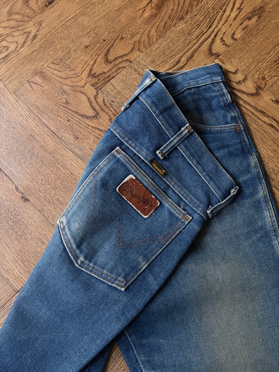 [32]90's 랭글러 Made in USA 웨스턴 플레어 데님 팬츠 상품이미지3