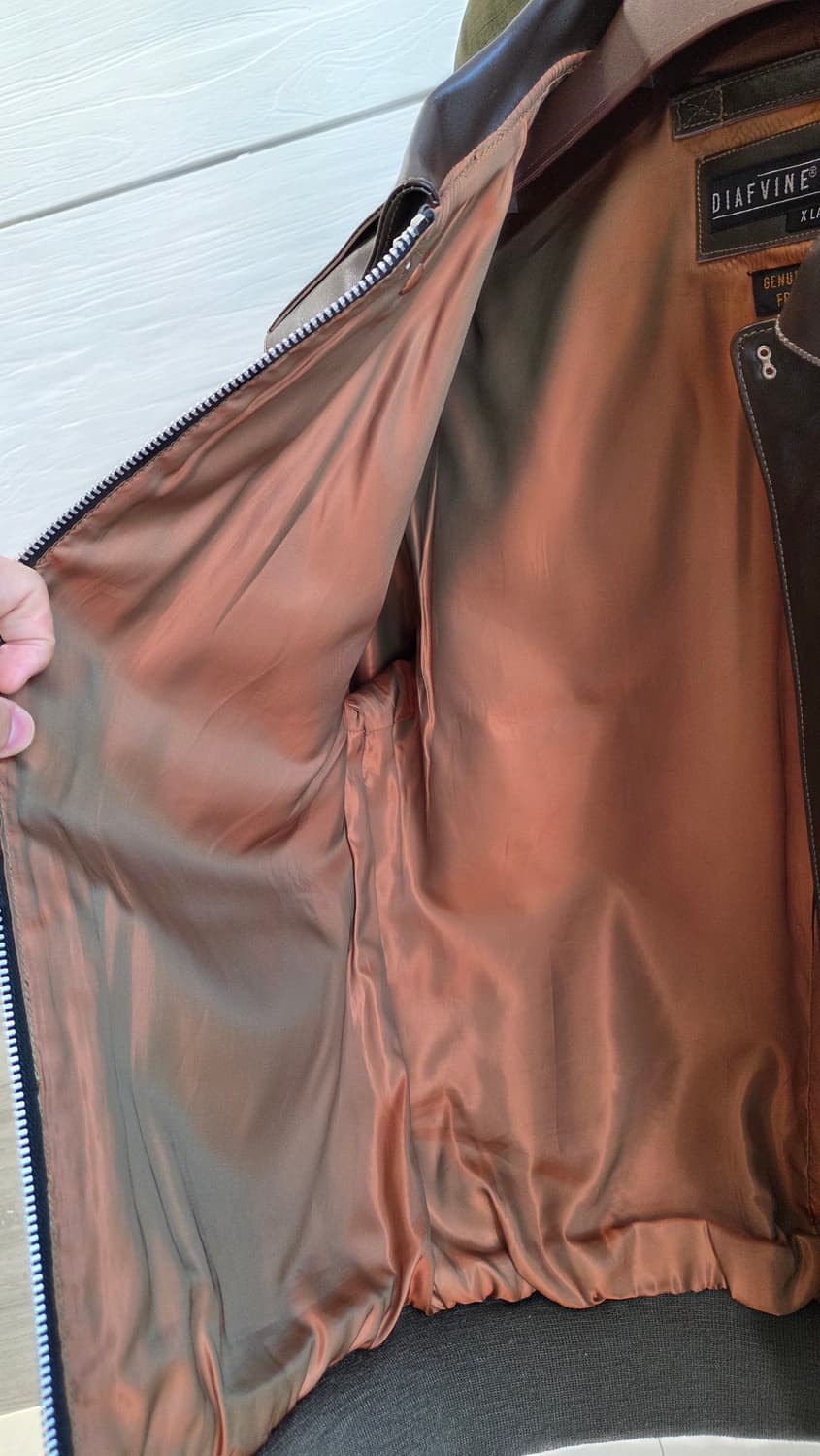 디아프바인 A-2 자켓(말가죽) 상품이미지5