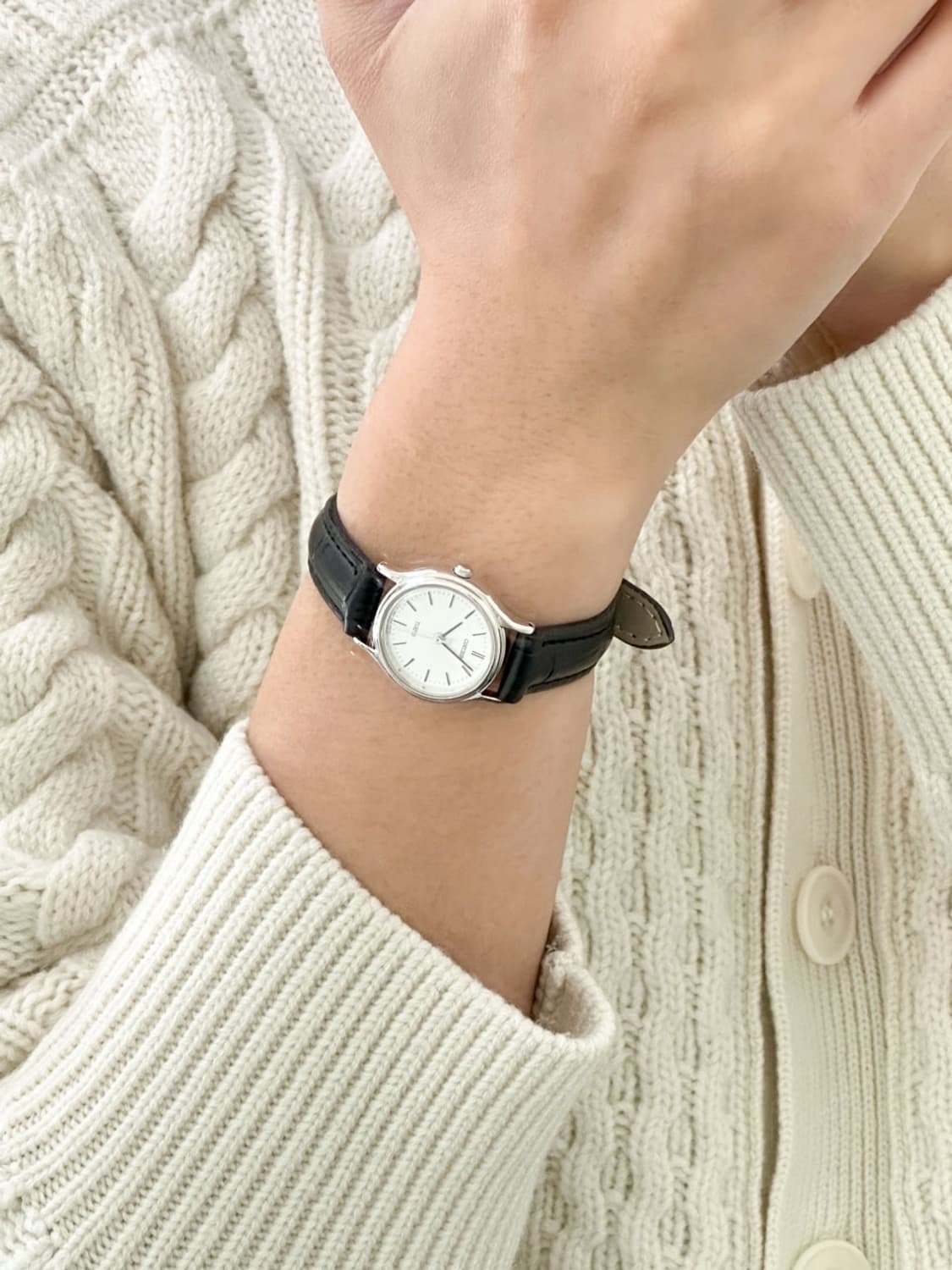 seiko / 세이코 스피릿 실버 쿼츠 시계  상품이미지6