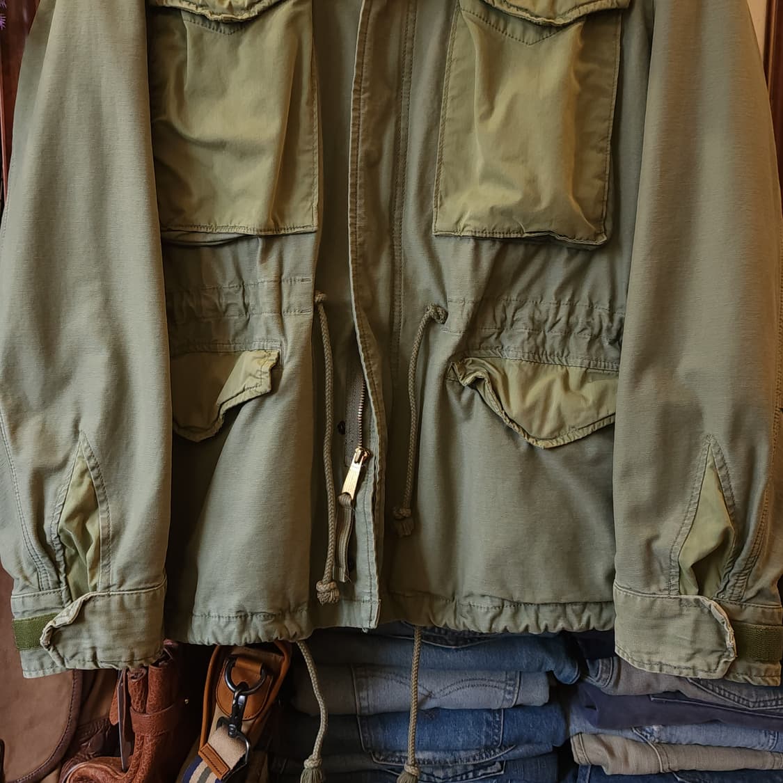 폴로 데님앤서플라이 필드자켓 나바호 패턴 밀리터리 자켓 L 상품이미지5