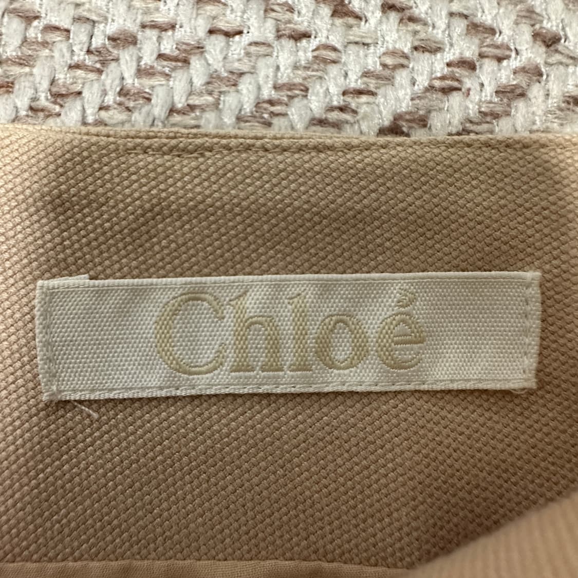 CHLOE france made skirt beige 상품이미지3