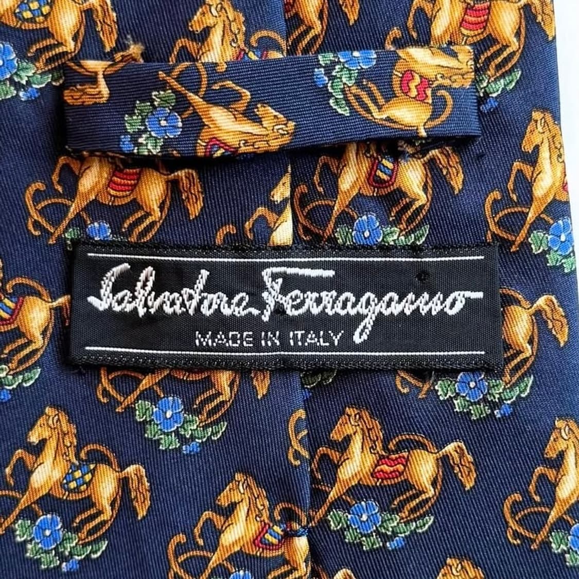 90년대 페레가모 실크 타이  상품이미지4