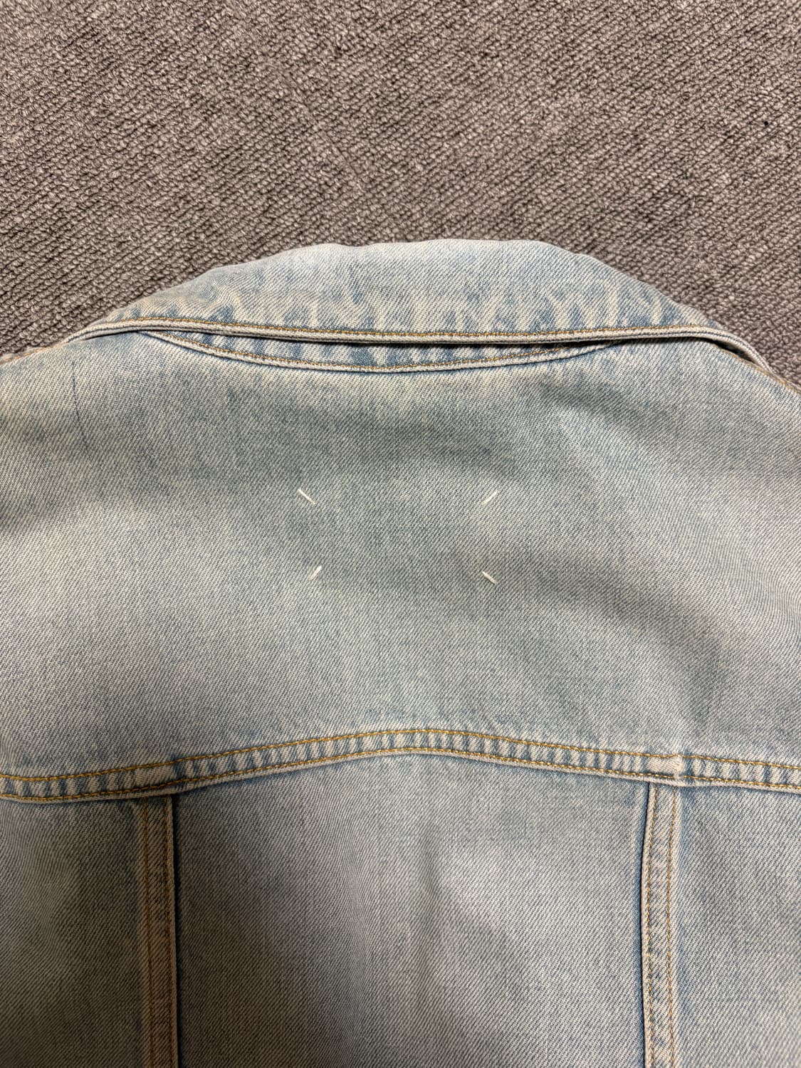 마르지엘라 17ss 블루 패치워크 데님 자켓 상품이미지6