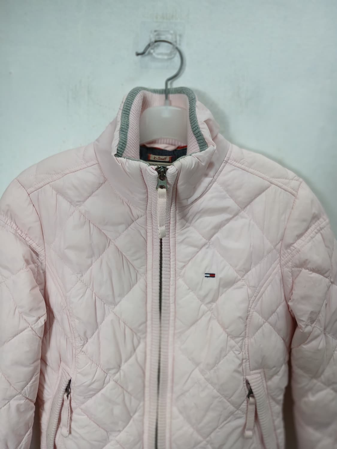 타미힐피거 퀼팅핑크자켓  85 XS 상품이미지3