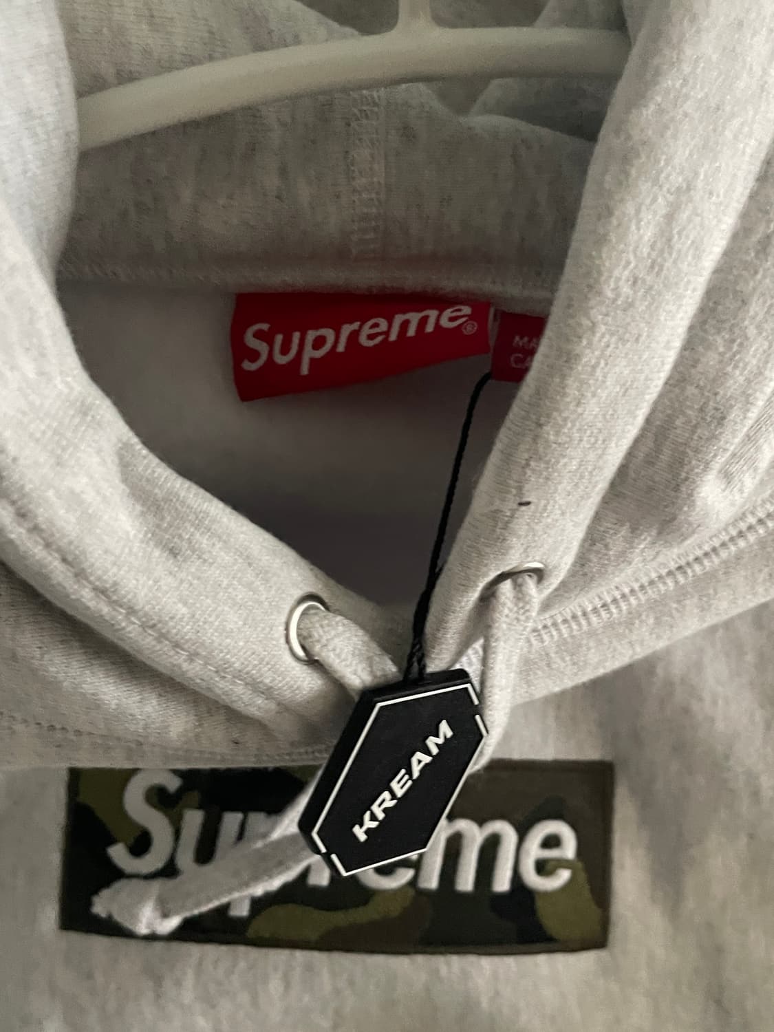 슈프림 카모 박스로고 후드 L 상품이미지3
