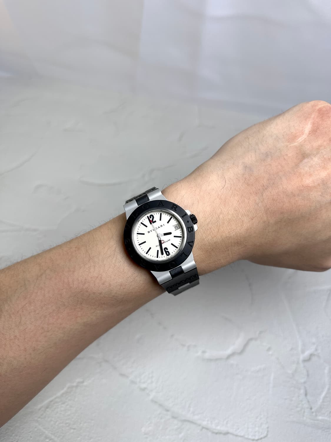 BVLGARI 알루미늄(ALUMINIUM) 러버 스트랩 워치 상품이미지8