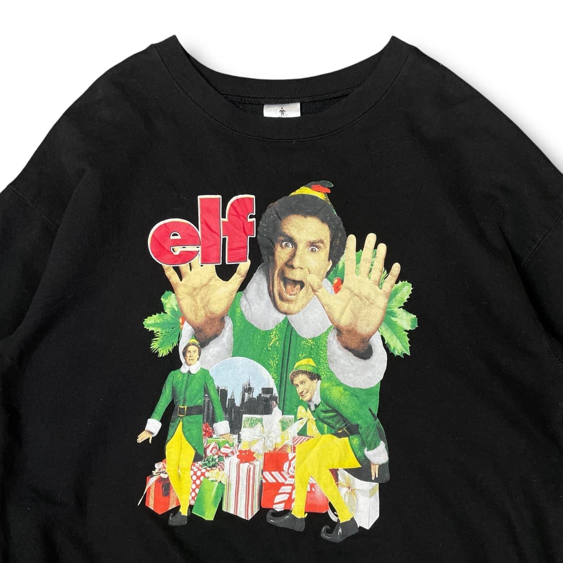 elf 크리스마스 프린팅 기모 맨투맨 스웻셔츠 XL 상품이미지3