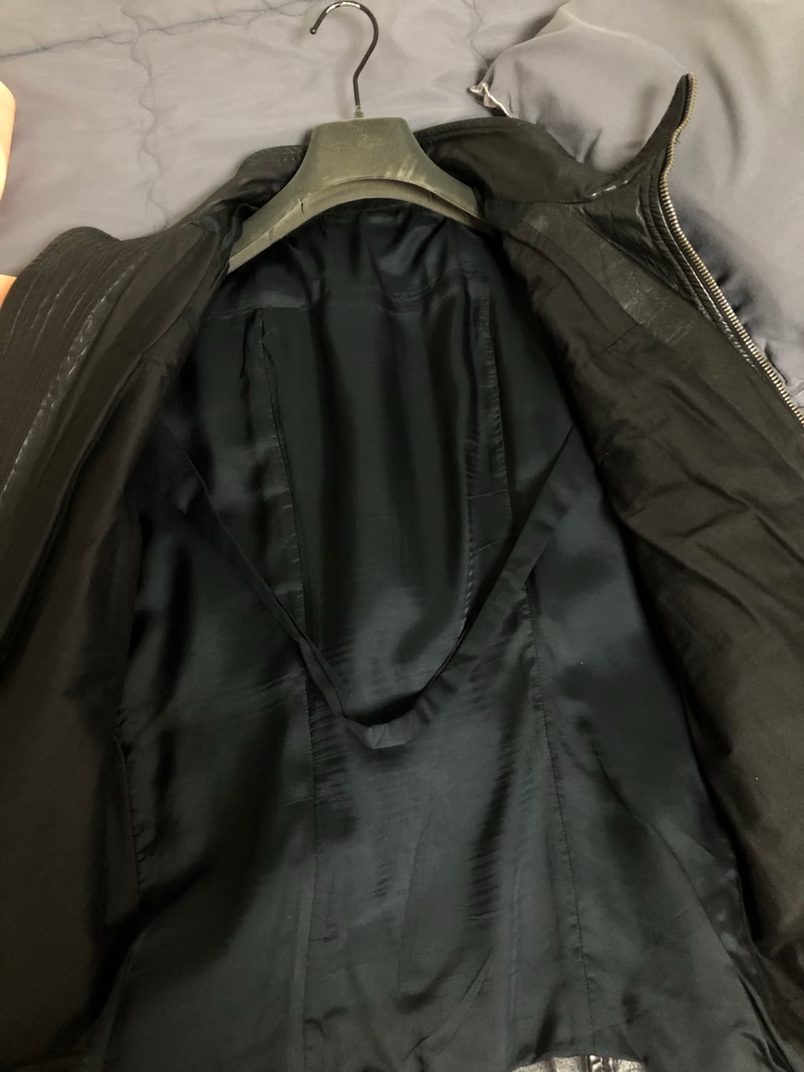 릭오웬스 오일드 카프 몰리노 레더자켓 M 상품이미지5