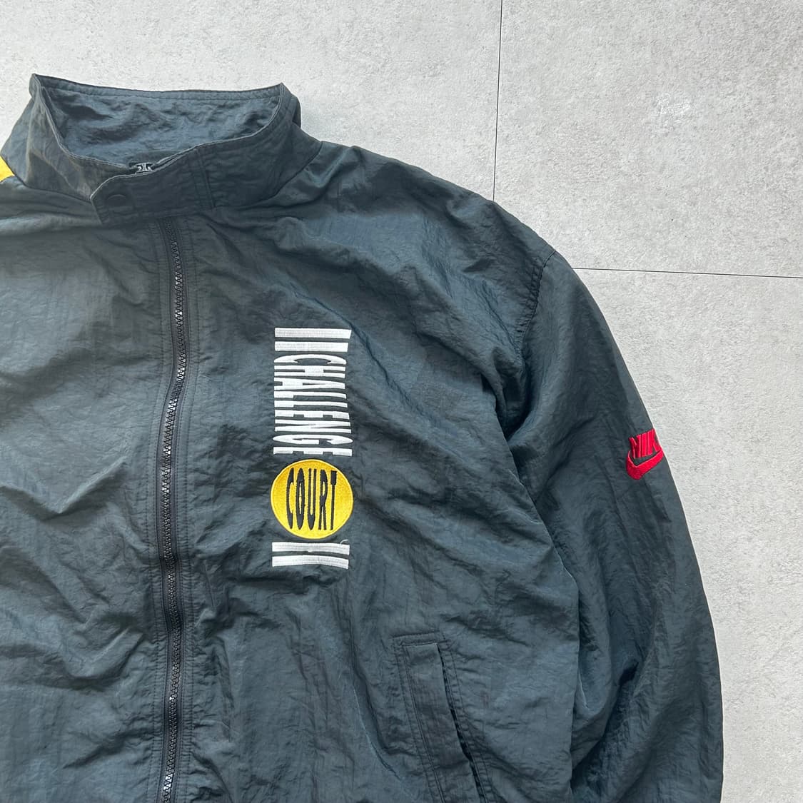 90s OG 나이키 챌린지 코트 윈드브레이커 L 상품이미지3