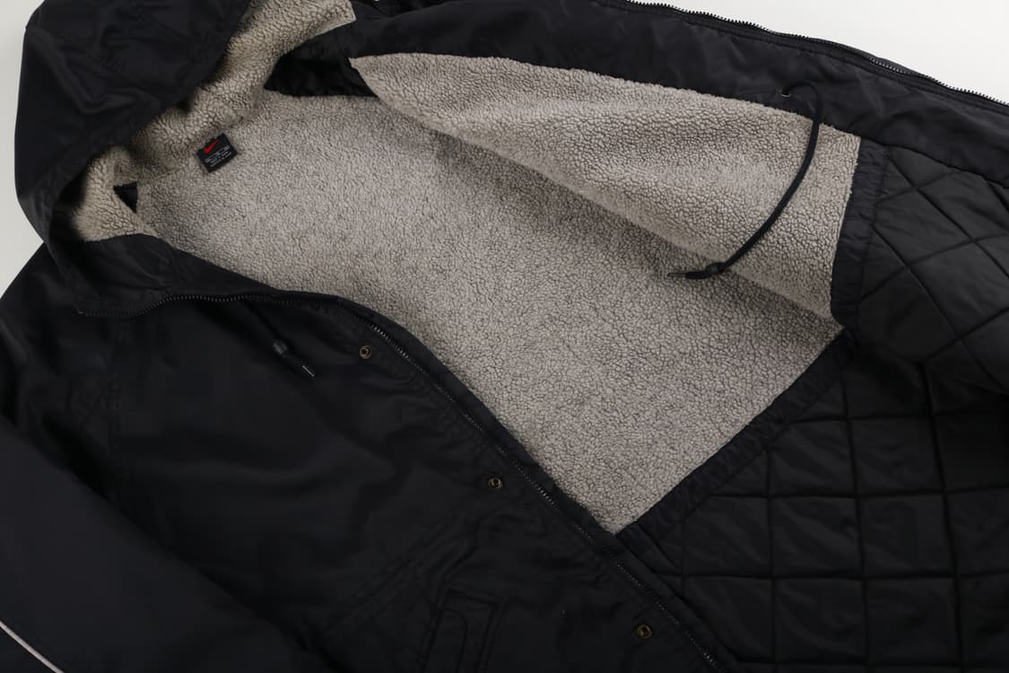 [XL] 90's 나이키 스우시 올드스쿨 양털 롱패딩 상품이미지6