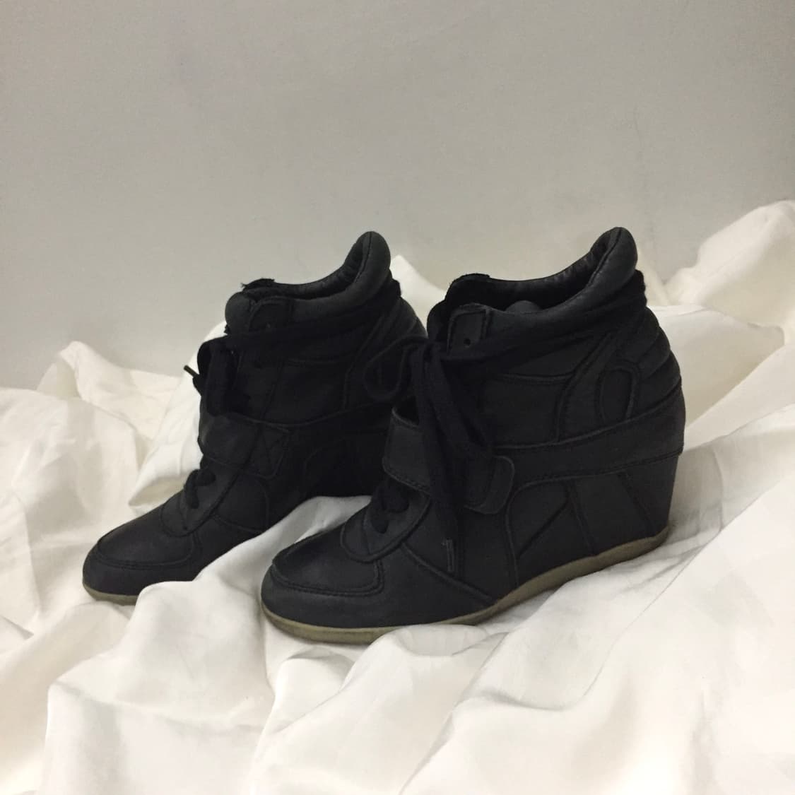 Ash 아쉬 레더 하이탑 웨지 스니커즈 상품이미지2