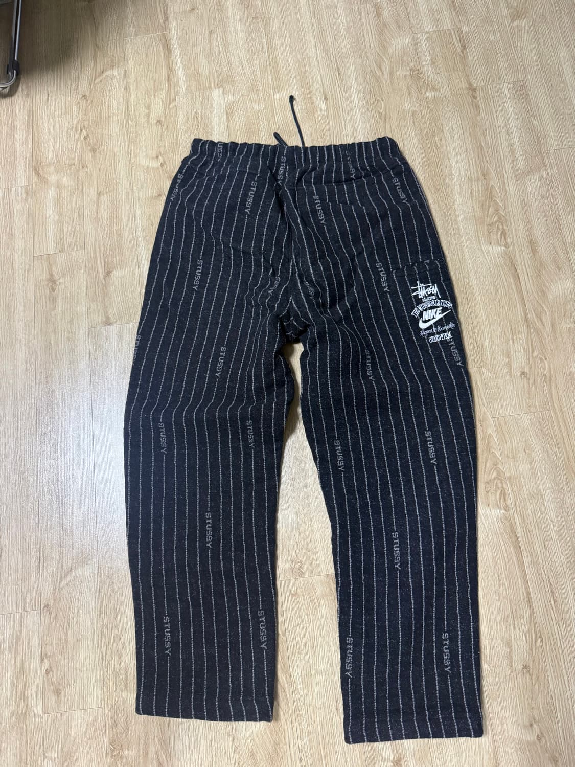 나이키 스투시 울 스트라이프 팬츠 M 상품이미지1