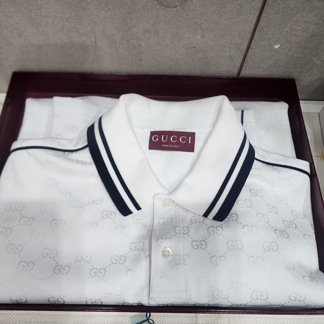 구찌 자카트 폴로 셋업 M/S 25년식 한글판 상품이미지10