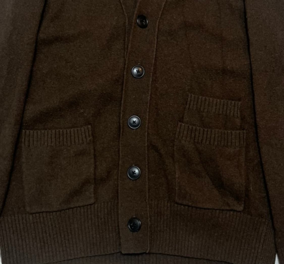 유니클로 x 질 샌더 메리노 울 쓰리 포켓 가디건 L 상품이미지1