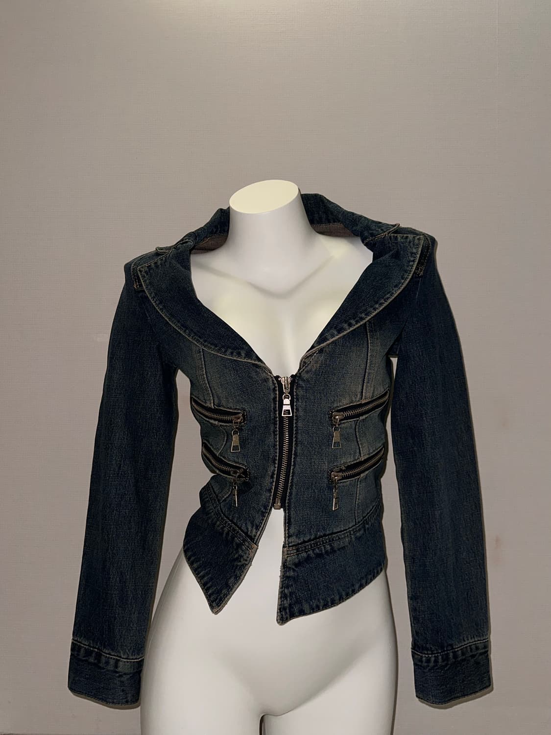 빈티지 청 자켓 상품이미지3