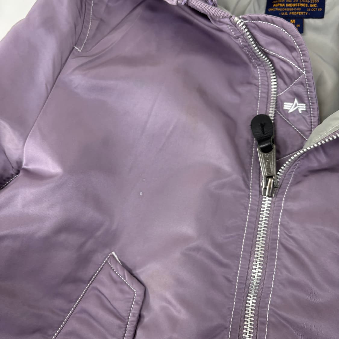 알파 인더스트리 CWU 45/P 플라이트 자켓 상품이미지7