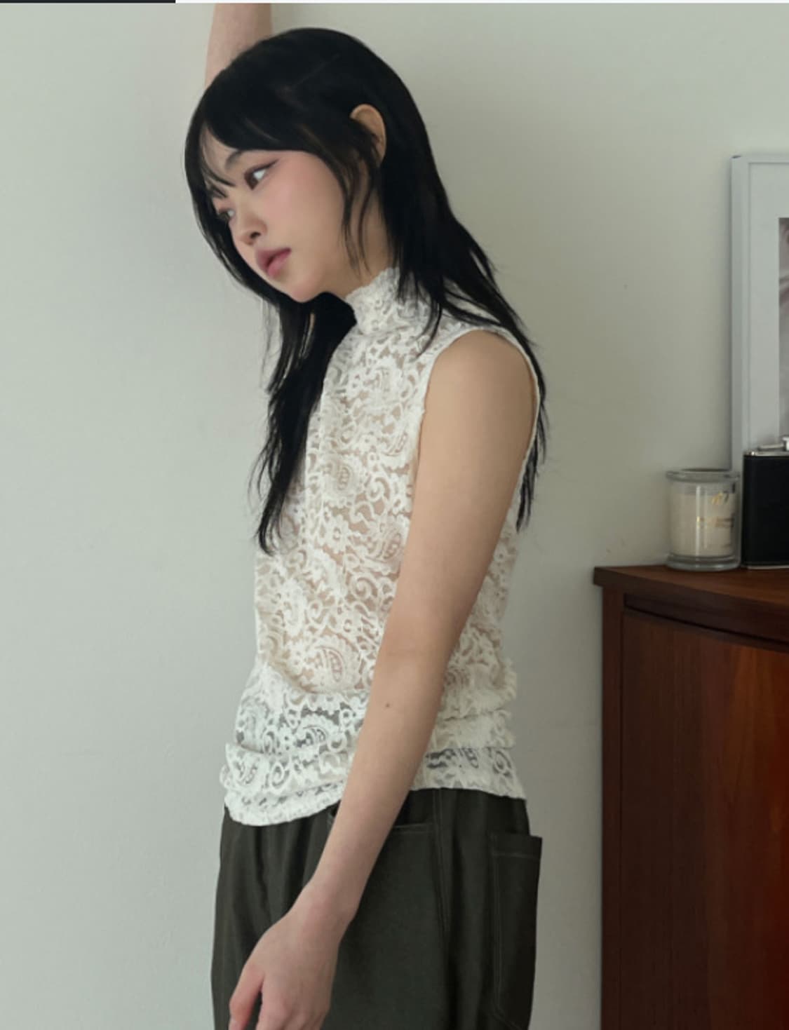 김아홉 레이스 나시 새상품 상품이미지1