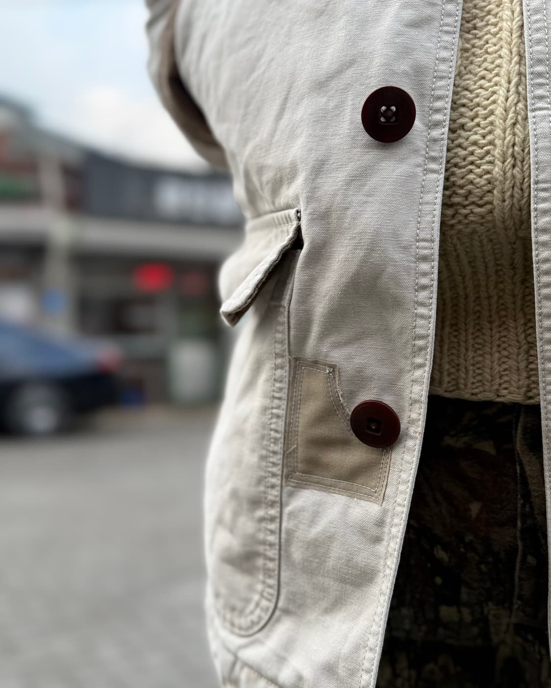 90-00‘s 엘엘빈 코튼 필드 자켓 XL 상품이미지10