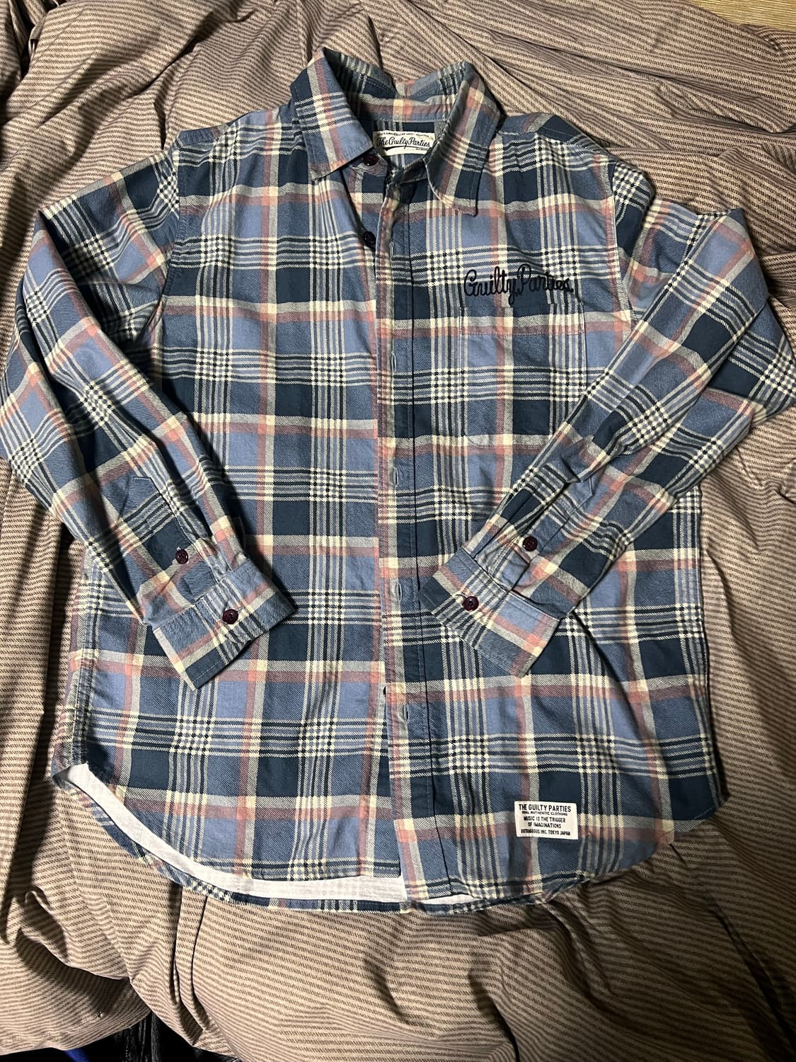 [L] 와코마리아 체크 셔츠 상품이미지1