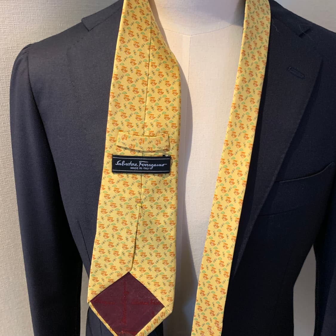 살바토레 페레가모 명품 빈티지넥타이 A등급 8.8cm 상품이미지2