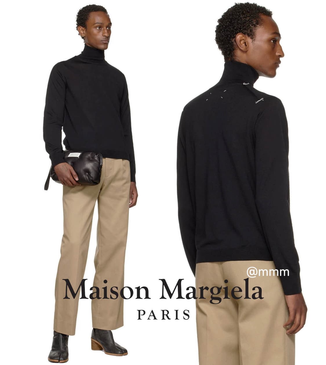 마르지엘라/스티치 라인 터틀넥 니트 상품이미지3