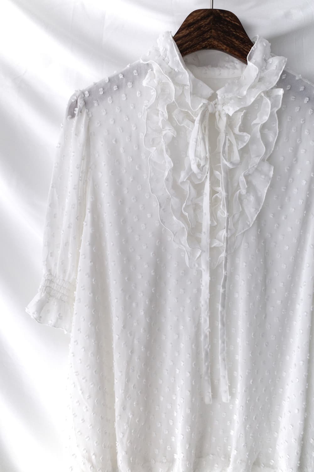 dot frill one-piece 상품이미지3