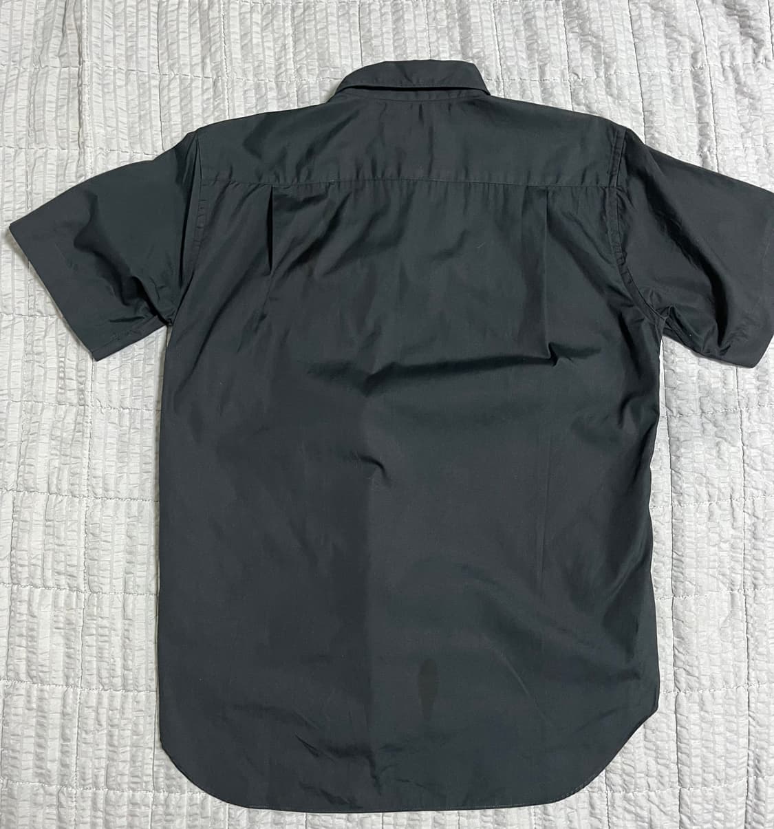 (XS) 꼼데가르송 옴므플러스 도트 하프셔츠 블랙 상품이미지6