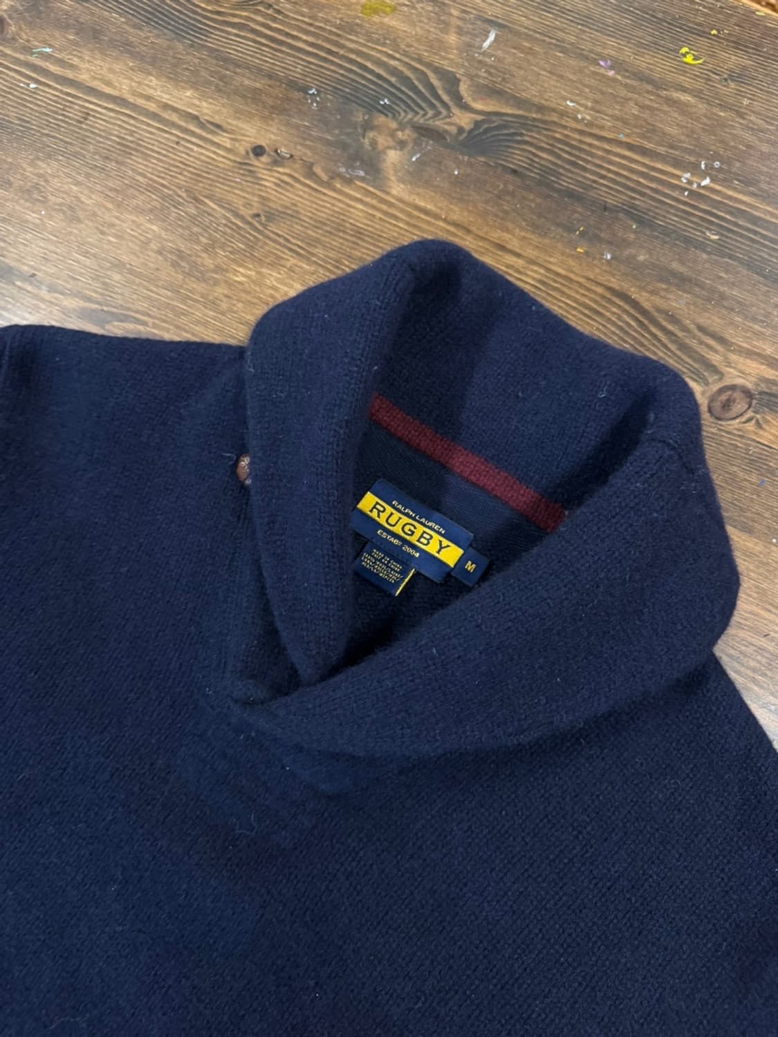 랄프로렌 럭비 숄칼라 가디건 55 상품이미지7