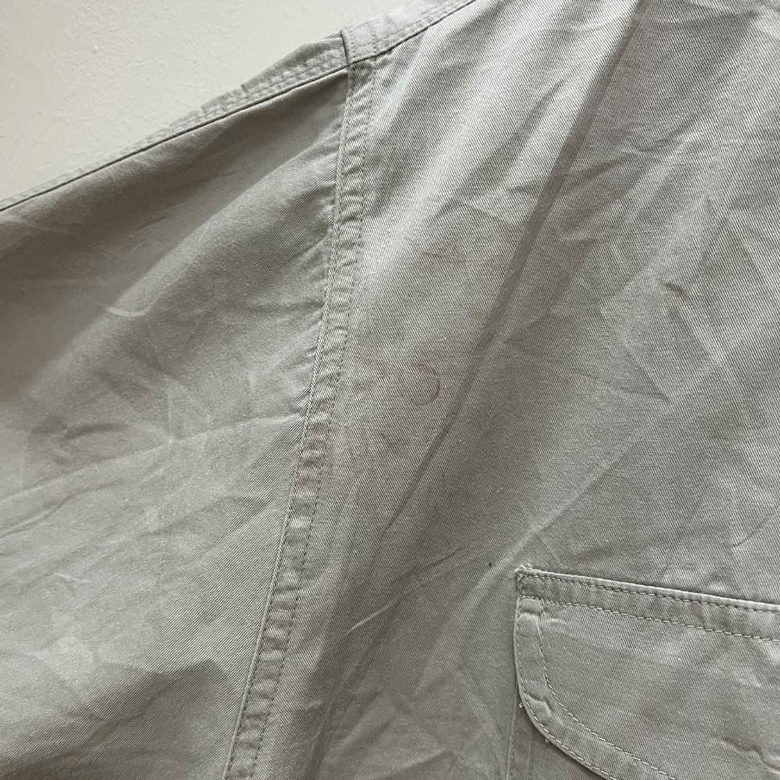 칼하트 리메이크 아이보리 반팔 워크 셔츠 XL~2XL 상품이미지6