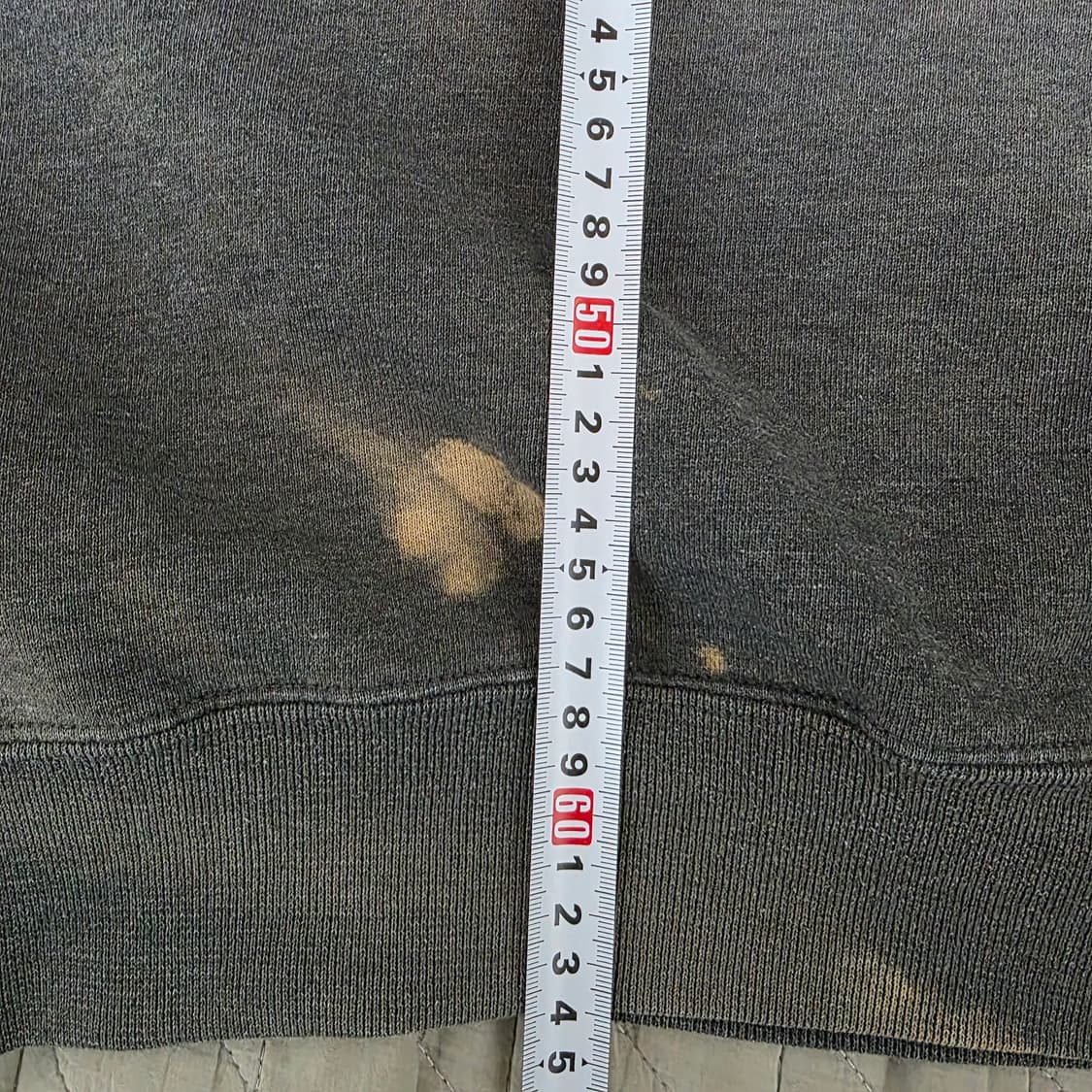 [XL] 90s 러셀 애슬레틱 다크그레이 페이드 트래쉬드 맨투맨 스웻 상품이미지9