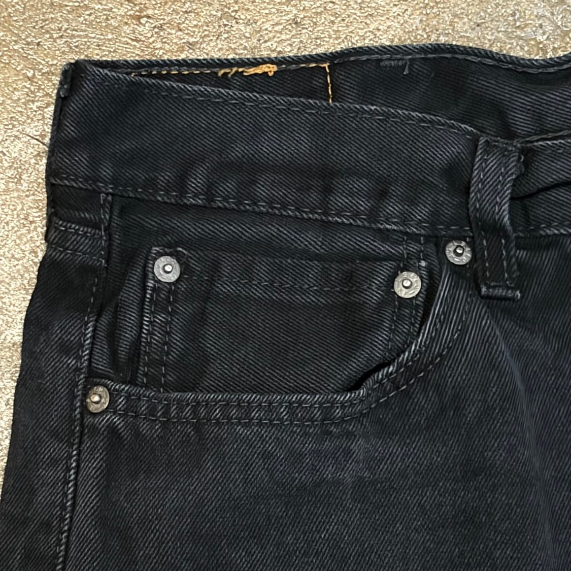 00s 미국 빈티지 리바이스 505 블랙진 청바지 상품이미지3
