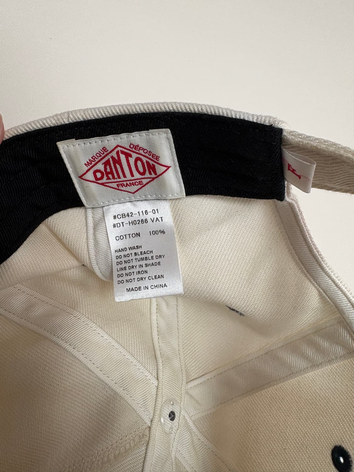 Danton Twill Flat Visor 2Tone Cap 상품이미지5