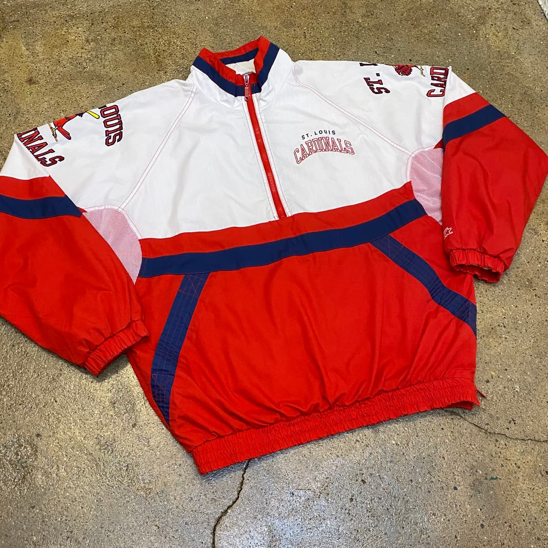 90s Made in Korea 미국 빈티지 스타터 카디널스 바람막이 상품이미지2