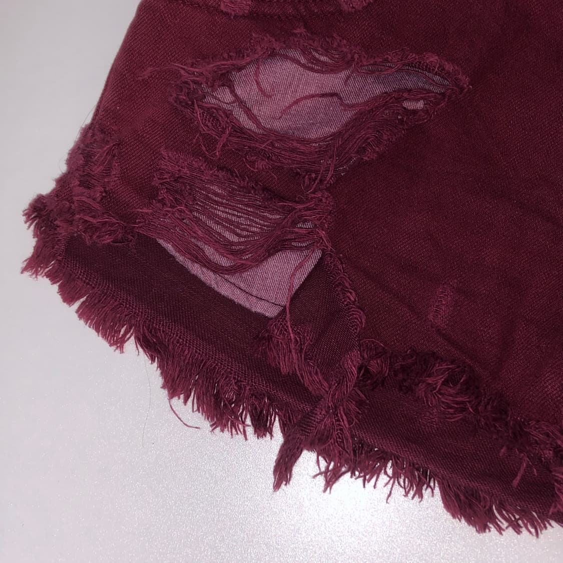 빈티지 갸루 자주 퍼플 숏 팬츠 숏츠 데미지 펑크 상품이미지2