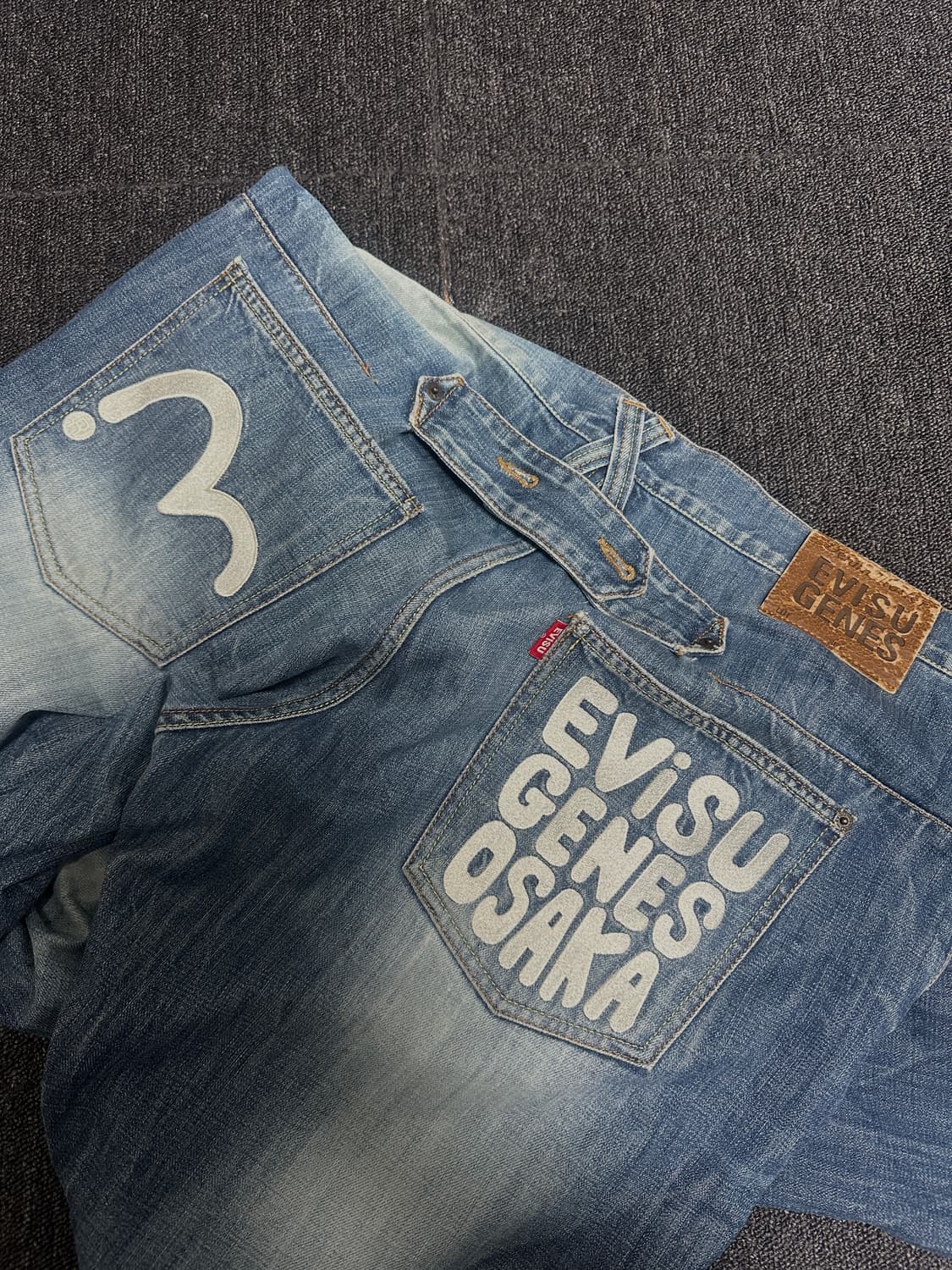 에비수 오사카 신치백 엔지니어드 데님 팬츠 상품이미지1