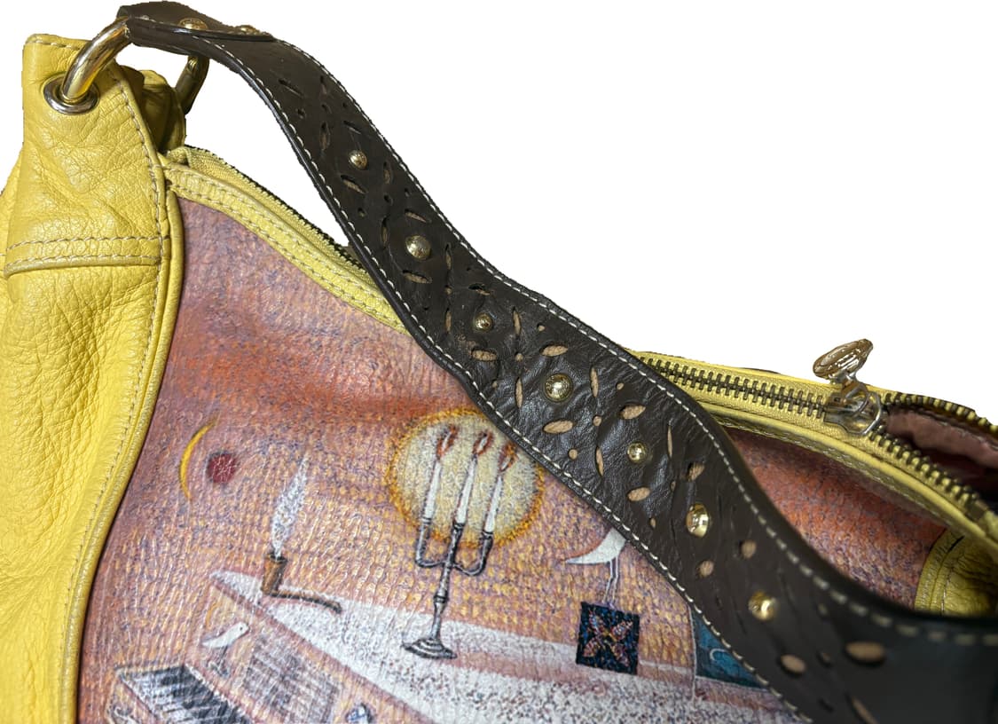 SONOVI 빈티지 일러스트 스터드 숄더백 상품이미지2