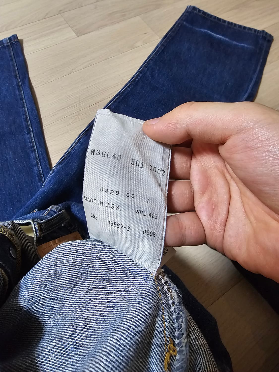 Levi's 90's USA 501XX 셀비지 발렌시아 공장 32 상품이미지6