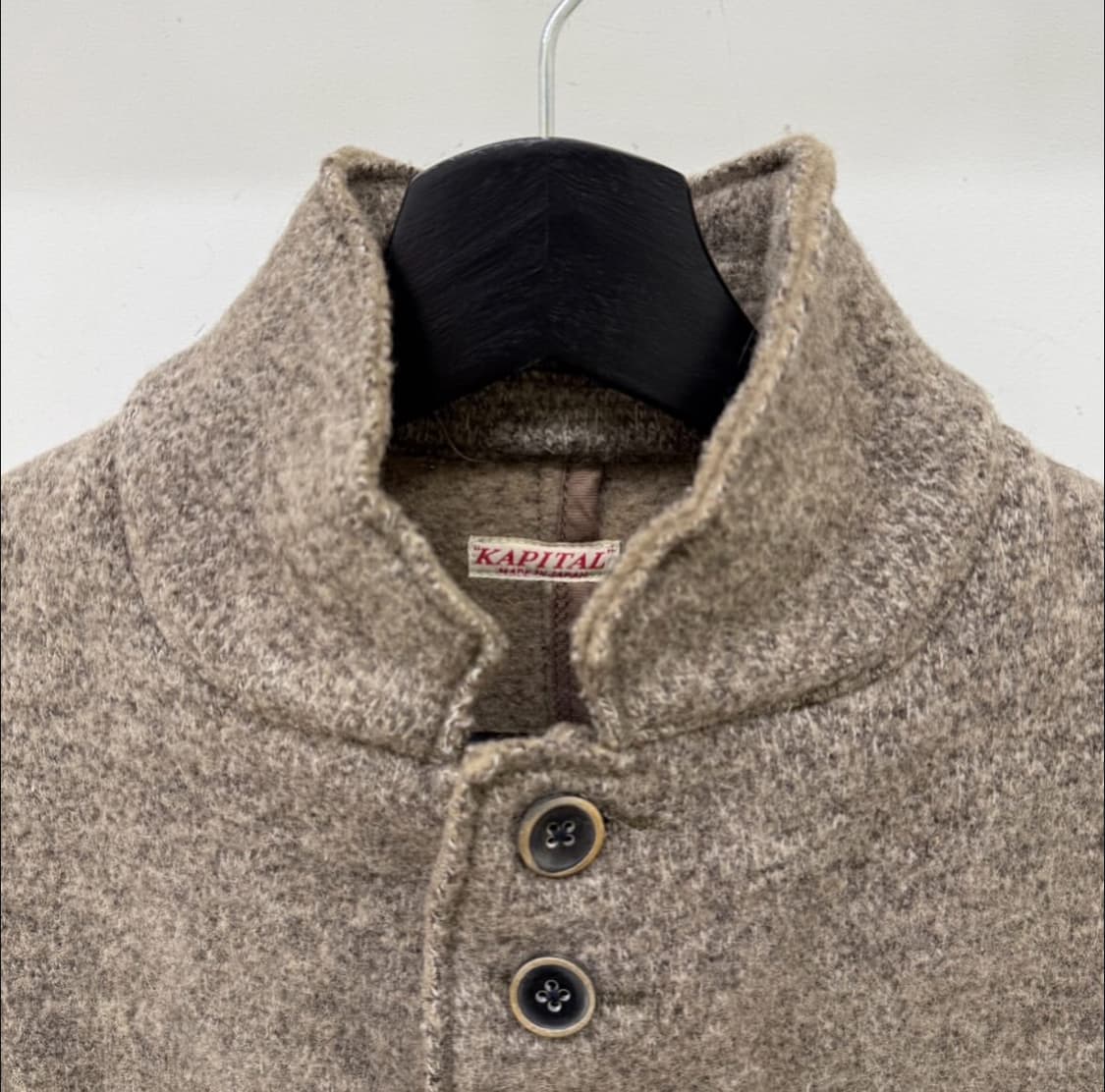 캐피탈 버튼 울 자켓 상품이미지2