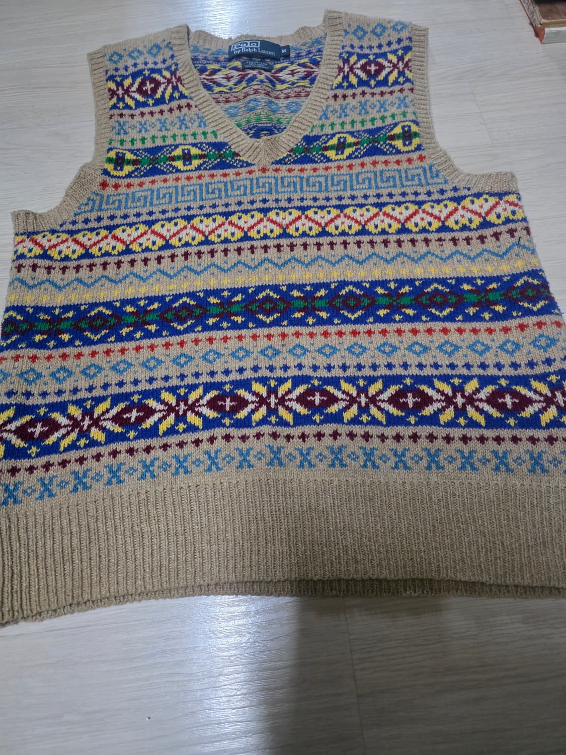 폴로 랄프로렌 페어아일 베스트 M 상품이미지2