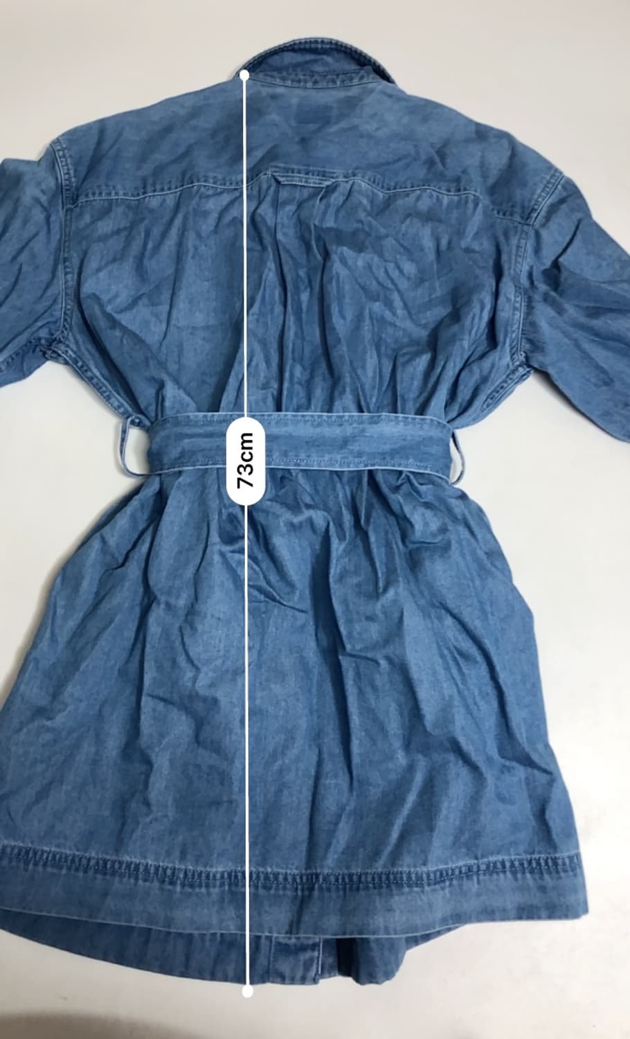 타미진스 데님 플리츠 원피스 xs 상품이미지8