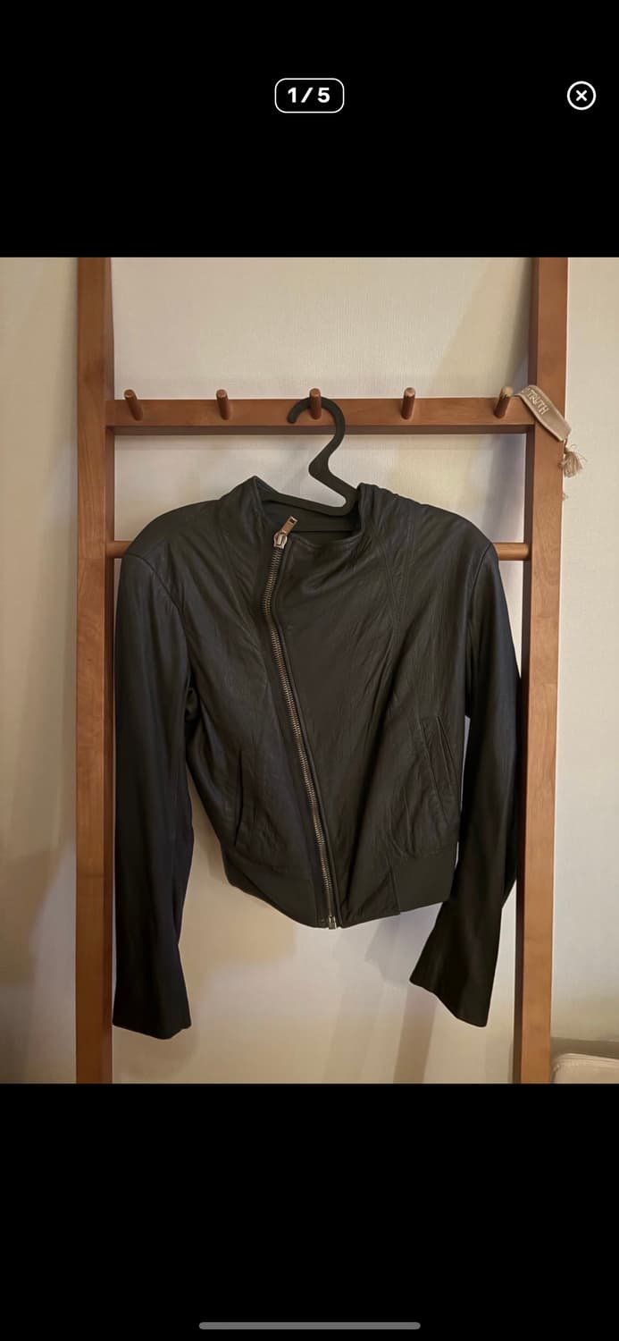 릭오웬스 레더자켓 상품이미지1