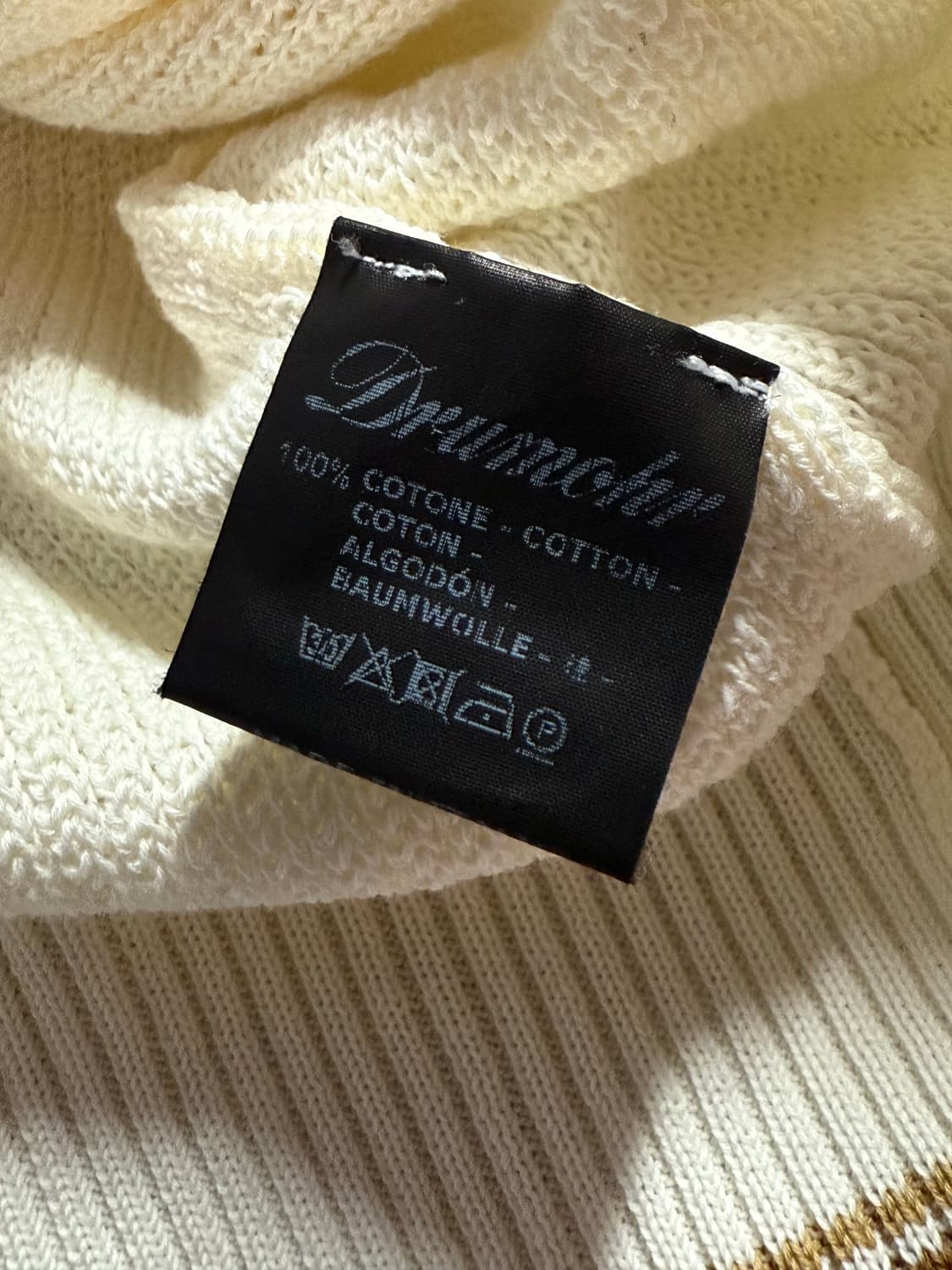 [50] 드루모어 스트라이프 스웨터 화이트 베이지 상품이미지6