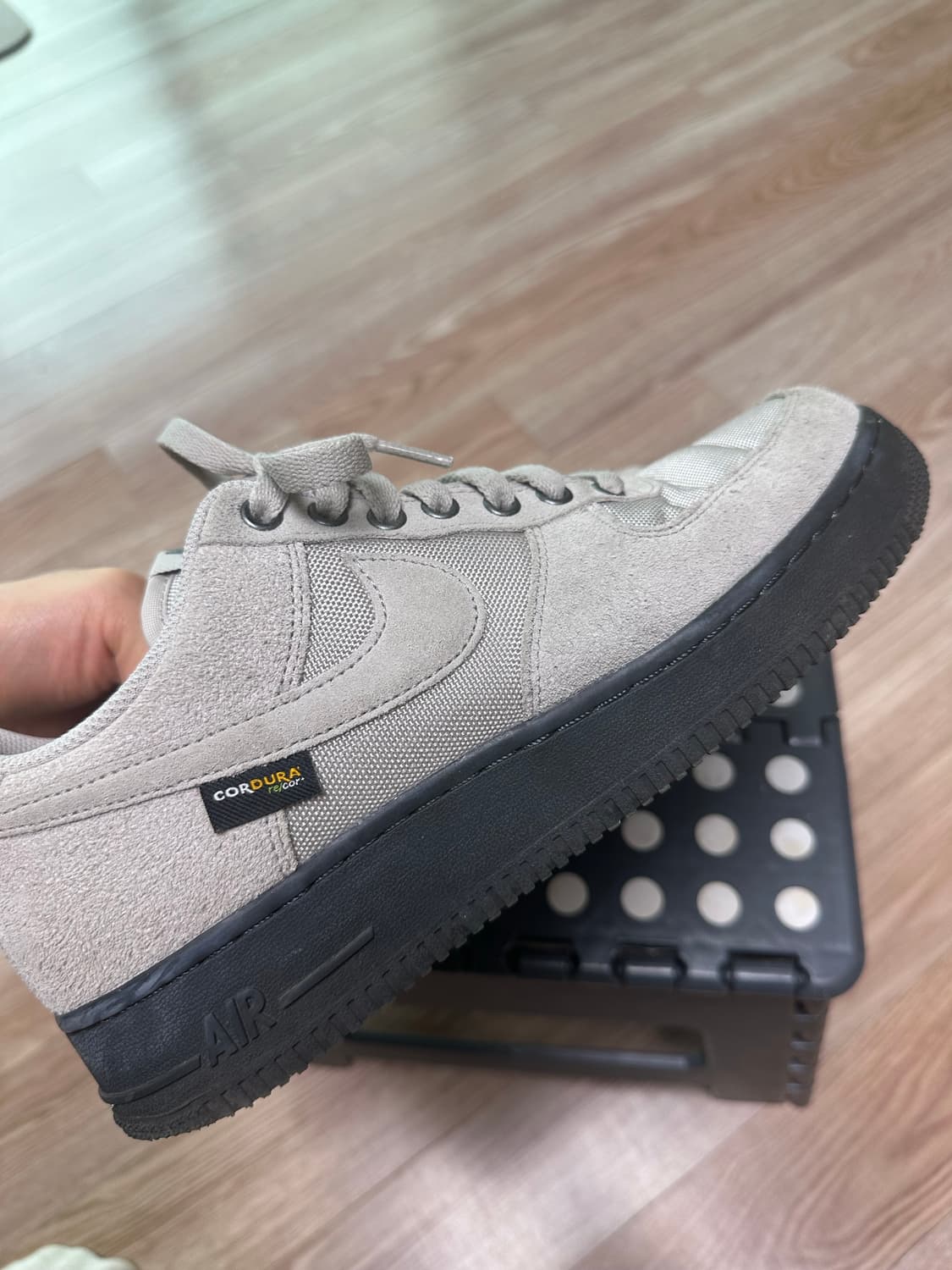 나이키 에어포스 1 코듀라/그레이/265 상품이미지2