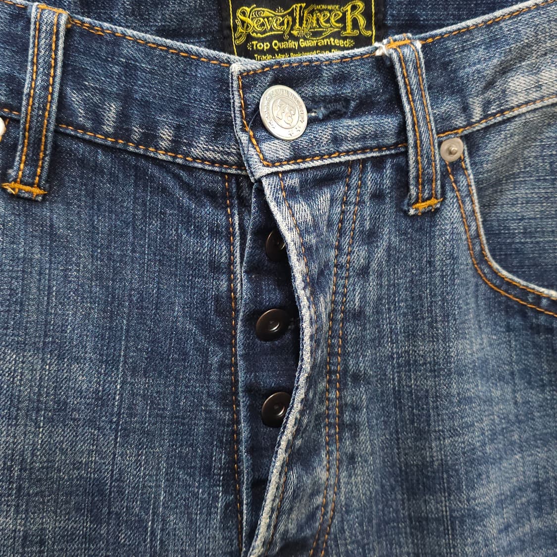 일본 7THREE 빈티지 가공 데님팬츠- S 상품이미지8
