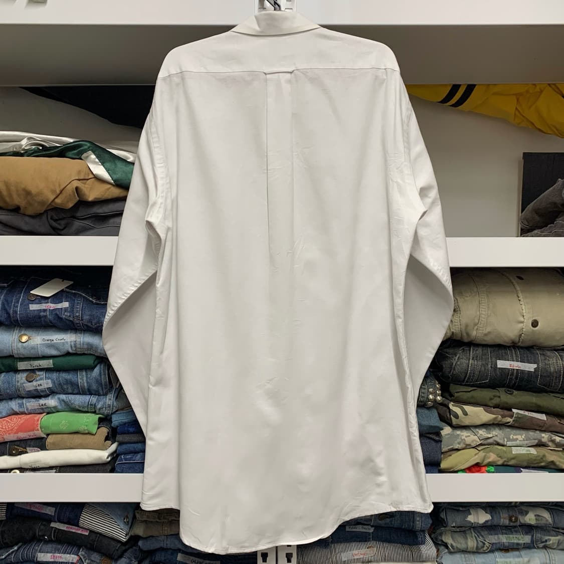 [XL] VTG 화이트 옥스포드 워크셔츠 상품이미지3